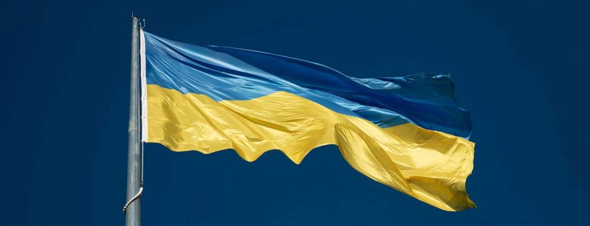 Ukranian flag to go with post on the war in Ukraine